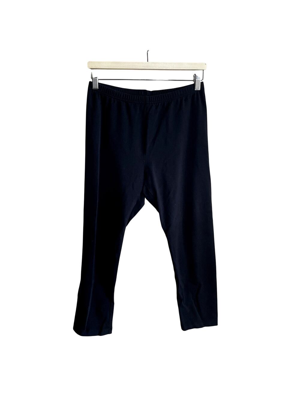 J.Jill pima‎ capri leggings women's size M pima cotton black comfortable pants